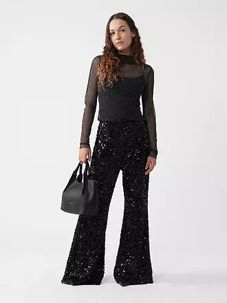 GIANNI CHIARINI | Sac en cuir - Sac Hobo DUA | schwarz